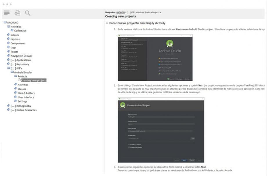 Desarrollo web de sistemas de ayuda online